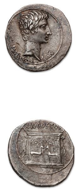 Cistophore Éphèse (24-20 av. J.-C.)
Tête...