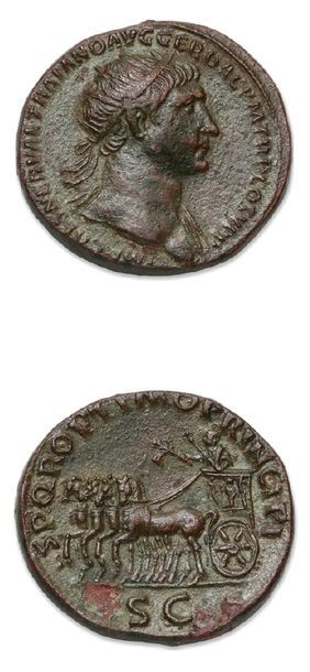TRAJAN (98-117)
Dupondius (104-110).
Son...