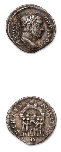 CONSTANCE II (324-361)
Argentéus. Sirmium.
Silique:...