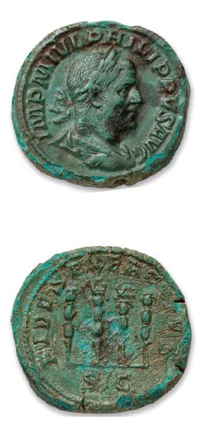 EMPIRE
Lots of 5 large bronzes from Tiberius...
