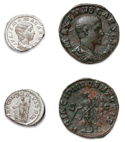 EMPIRE
Sesterce: 14 various copies of Antonin...