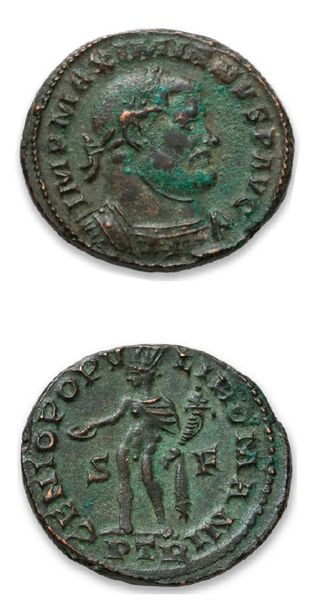 Antoninians: 27 copies of Gallien à Maximien
Hercule.
Folles:...