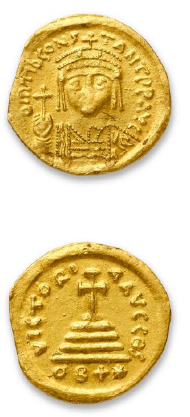 TIBER II CONSTANTIN (578-582)
Solidus of...