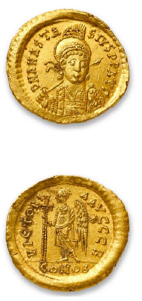 AASTASE (491-518)
Solidus (492-507). Constantinople....