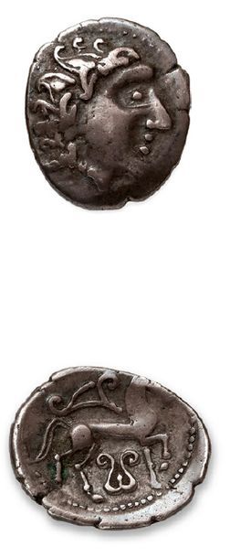 CARNUTES (Chartres, Ier siècle av. J.-C.)
Drachme....