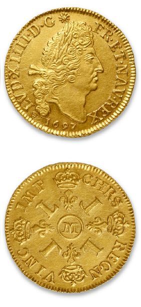 LOUIS XIV (1643-1715)
Double louis d'or aux...