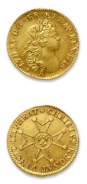 LOUIS XV (1715-1774)
Louis d'or à la croix...
