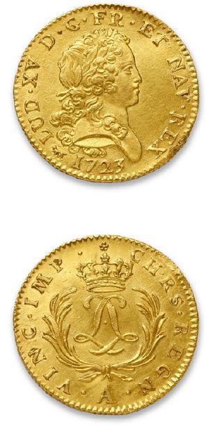 LOUIS XV (1715-1774)
Double louis d'or mirliton....