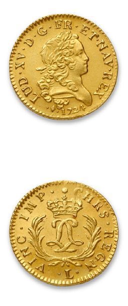 LOUIS XV (1715-1774)
Louis d'or mirliton...