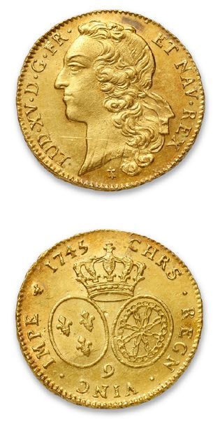 LOUIS XV (1715-1774)
Double louis d'or au...