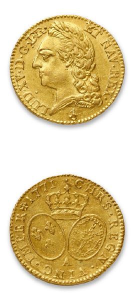 LOUIS XV (1715-1774)
Louis d'or à la vieille...