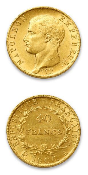 PREMIER EMPIRE (1804-1814)
40 francs or....