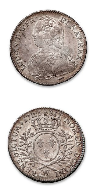 LOUIS XV (1715-1774)
Shield with the entablature....