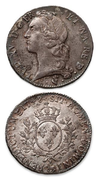 LOUIS XV (1715-1774)
Shield with the entablature:...