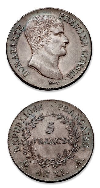 CONSULATE (1799-1804)
5 francs Bonaparte,...
