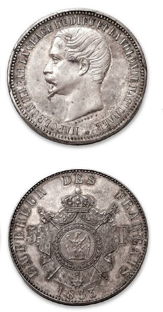 SECOND EMPIRE (1852-1870)
5 francs. Épreuve...
