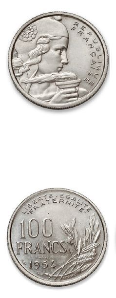 QUATRIÈME RÉPUBLIQUE (1947-1959)
100 francs...
