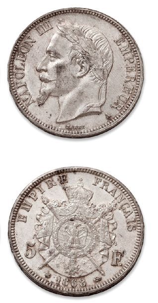 DEUXIÈME RÉPUBLIQUE (1848-1852): 5 francs:...