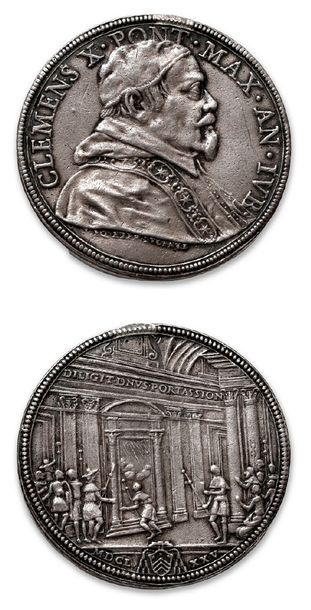 Clément X (1670-1675)
Scudo. 1675. Rome....