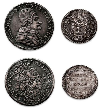 Innocent XI (1676-1689)
Piastre. An I. Rome....