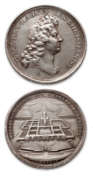LOUIS XIV
1675. Les Invalides. Roussel. Argent....