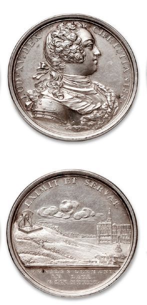 LOUIS XV
1733. Nouvel aqueduc de Saint-Germain-en-Laye.
Argent....