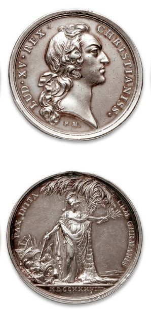 LOUIS XV
1738. Paix avec l'Allemagne. Duvivier....