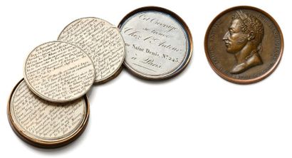 DUC d’ANGOULÊME
1823. Boîte médaille en cuivre...