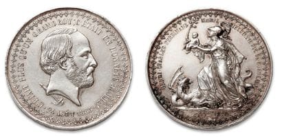DUC de BORDEAUX
24 août 1883. Médaille posthume....