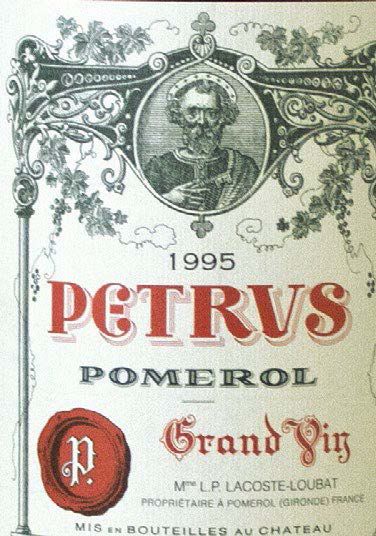 -Un double magnum de Château PETRUS 1995...