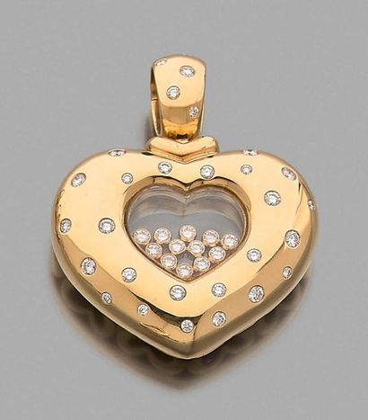 Chopard, signé et numéroté.

Pendentif «coeur»...