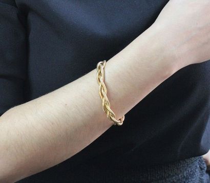 Bracelet en or jaune 750 millièmes composé...