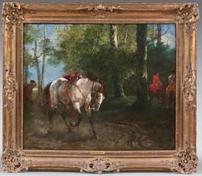 John Lewis BROWN (1829-1890)

Le cheval échappé
Huile...