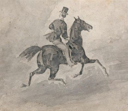CONSTANTIN GUYS (1802-1892)

Cavalier
Lavis...
