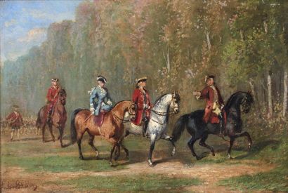Attribué à John Lewis BROWN (1829-1890)

Cavaliers...