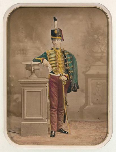 Photo rehaussée du comte Louis de Turenne,...