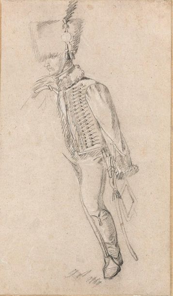 Isidore PILS (1815-1875)

Étude de hussard
Dessin...
