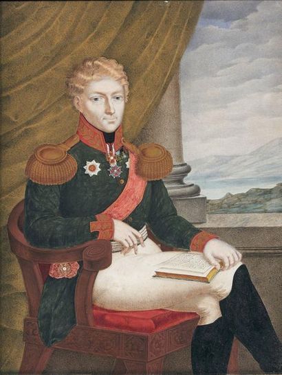 École RUSSE du XIXe siècle

Portrait du Général...
