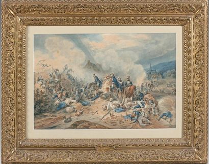 Joseph-Louis-Hippolyte BELLANGE (1800-1866)

Attaque...