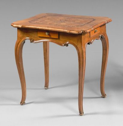 Table bureau en bois fruitier le plateau...