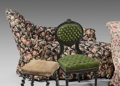 Méridienne capitonnée.
Époque Napoléon III.
Hauteur...