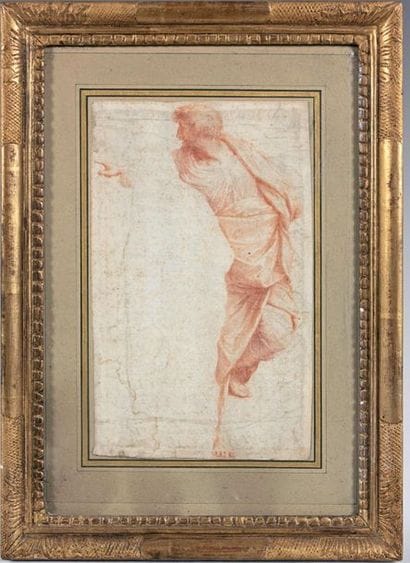 ÉCOLE ITALIENNE, d'après Raphaël

Étude d'homme
Sanguine....
