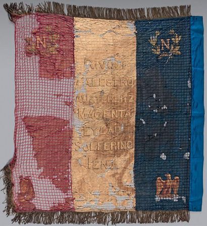 Flag of a line infantry regiment. Marked...