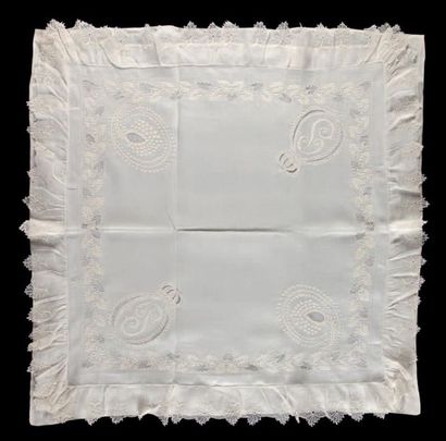 JÉRÔME NAPOLÉON BONAPARTE
Pillowcase in finely...