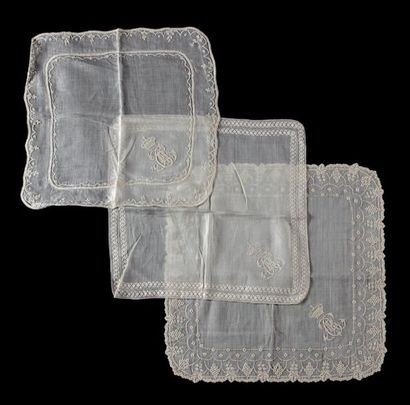 Famille impériale
Three handkerchiefs in...