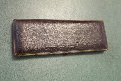 Writing set in vermeil or mounted in vermeil...