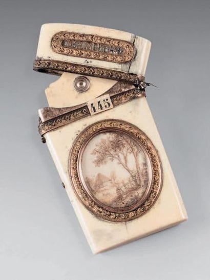REINE HORTENSE
Ballroom notebook in an ivory...