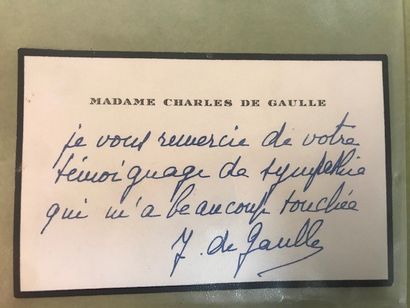 Le Général Charles de GAULLE
Two crystal-ceramic...