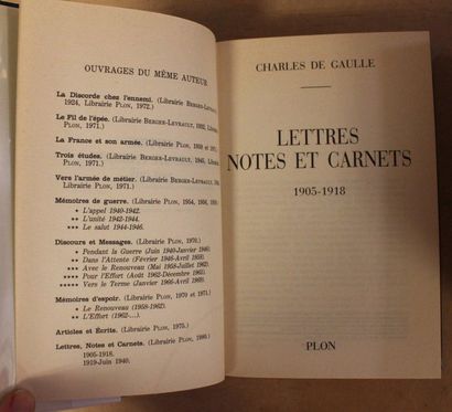 Charles de GAULLE
Set of nine works:
- Mémoires...