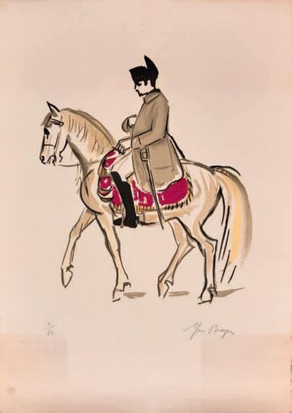 Yves BRAYER (1907-1990)

Napoleon on horseback
Colour...